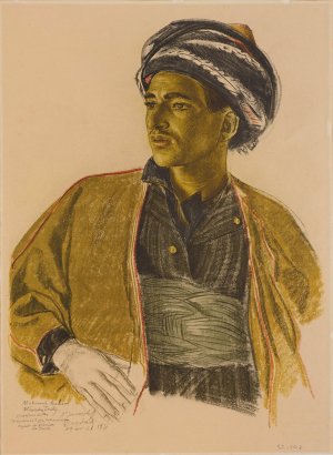 Un Kurde de Bagdad by Alexander Evgenievich Yakovlev Oil Painting