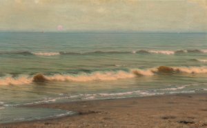Twilight Surf by Alexander Harrison Oil Painting