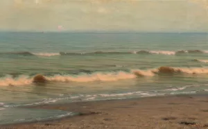 Twilight Surf by Alexander Harrison Oil Painting