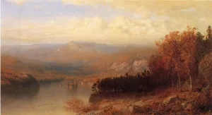 Adirondack Scene in Autumn Oil painting by Alexander Helwig Wyant
