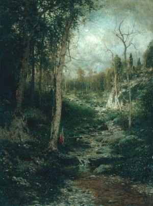 An Old Clearing by Alexander Helwig Wyant Oil Painting