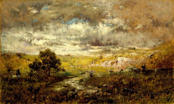 Main Product Photo of Any Man's Land  Painting by Alexander Helwig Wyant