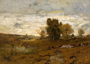 Autumn At Arkville by Alexander Helwig Wyant Oil Painting