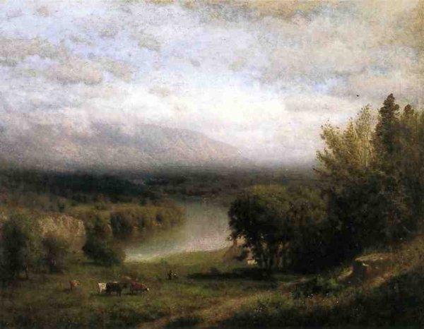 Farmhouse in a River Valley