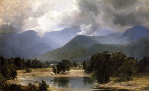 In the Keene Valley, New York Oil painting by Alexander Helwig Wyant