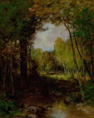 Keene, Adirondacks by Alexander Helwig Wyant Oil Painting