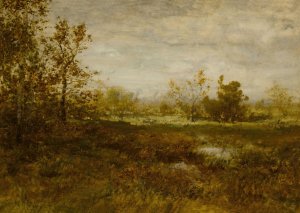 Landscape by Alexander Helwig Wyant Oil Painting