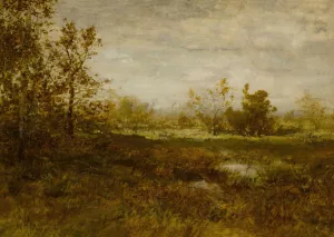 Landscape by Alexander Helwig Wyant Oil Painting