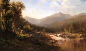 Landscape with Mountains and Stream