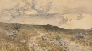 Landscape by Alexander Helwig Wyant Oil Painting