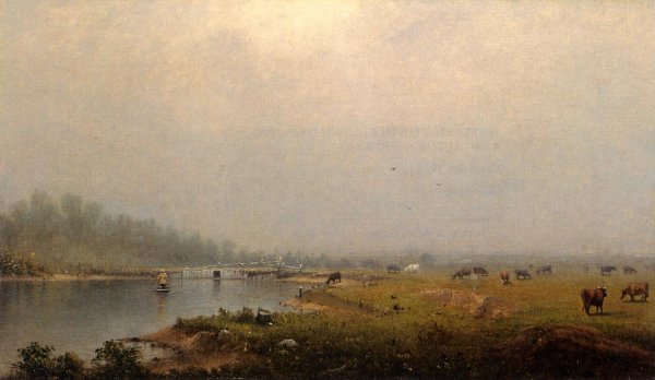 Main Product Photo of Rising Mist Painting by Alexander Helwig Wyant