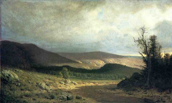 Main Product Photo of Sun in Kentucky Painting by Alexander Helwig Wyant