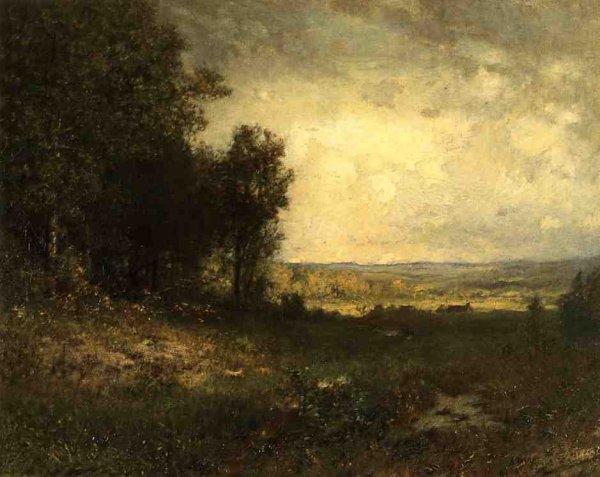 Main Product Photo of The End of Summer Painting by Alexander Helwig Wyant