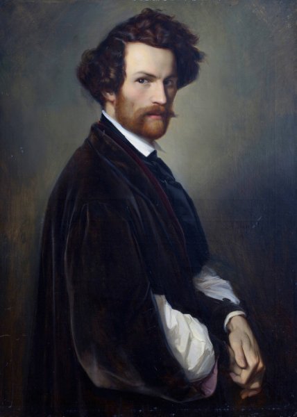 Main Product Photo of Self portrait  Painting by Alexander Heubel