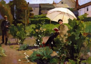 An Interruption by Alexander Ignatius Roche Oil Painting