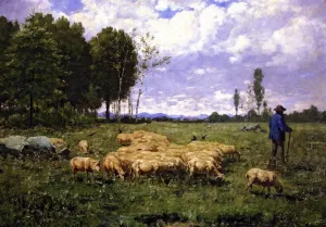 The Shepherd by Alexander Ignatius Roche - Oil Painting Reproduction