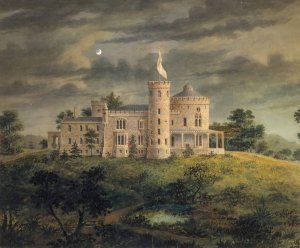 Ericstan, for John J. Herrick, Tarrytown, New York by Alexander Jackson Davis Oil Painting