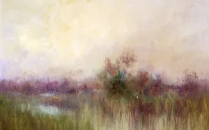 Early Morning in a Louisiana Marsh by Alexander John Drysdale Oil Painting