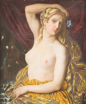 Venus by Alexander Karl Friedrich Von Otterstedt Oil Painting