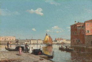 Day, Venice by Alexander Karlovich Beggrov Oil Painting