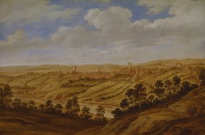Richmond Castle, Yorkshire by Alexander Keirincx Oil Painting