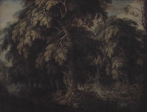 Wooded Landscape by Alexander Keirincx Oil Painting