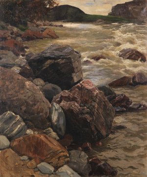 Am Eisack in Sudtirol by Alexander Koester Oil Painting