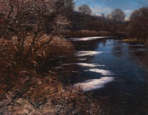 Der Weiher by Alexander Koester Oil Painting