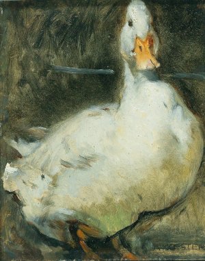 Duck by Alexander Koester Oil Painting