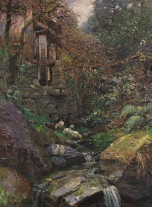 Im Muhlengrund by Alexander Koester Oil Painting