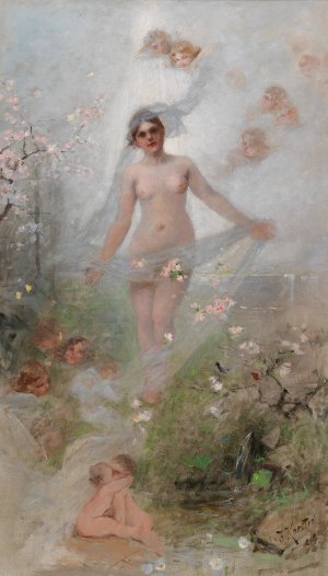Springtime by Alexander Koester Oil Painting
