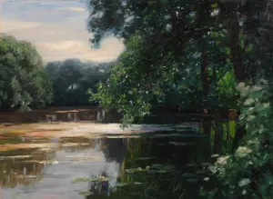 Teich, Viktring by Alexander Koester Oil Painting