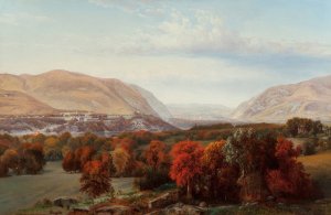 View of West Point by Alexander Lawrie Oil Painting