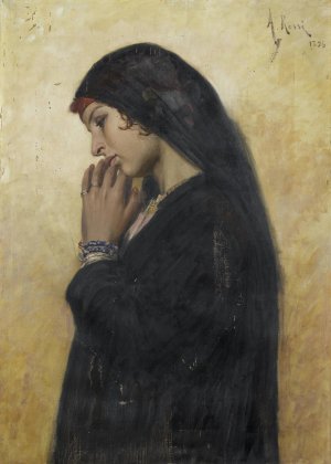 Reflection by Alexander Mark Rossi Oil Painting