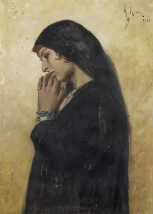 Reflection by Alexander Mark Rossi Oil Painting