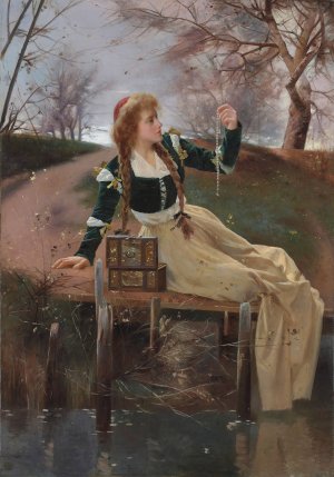 Reflections by Alexander Mark Rossi Oil Painting