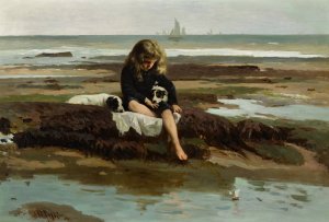 The Limpets by Alexander Mark Rossi Oil Painting