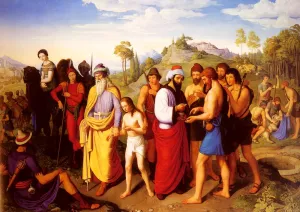 Joseph Being Sold Into Slavery painting by Alexander Maximilian Seitz