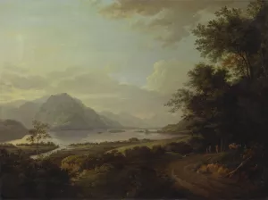 Loch Awe, Argyllshire by Alexander Nasmyth Oil Painting