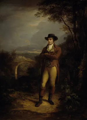 Robert Burns, Poet by Alexander Nasmyth Oil Painting