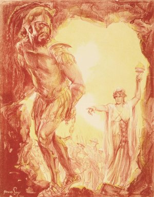 Right is might by Alexander O. Levy Oil Painting