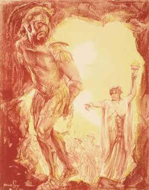 Right is might by Alexander O. Levy Oil Painting