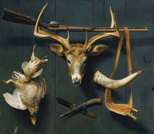 Trophies Of The Hunt by Alexander Pope Jr. Oil Painting