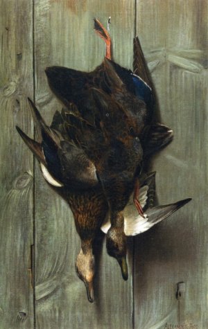 Hanging Ducks by Alexander Pope Oil Painting