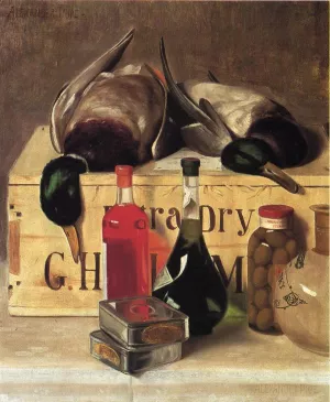 Still Life with Mallards by Alexander Pope - Oil Painting Reproduction