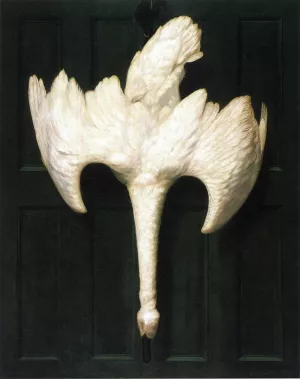 The Trumpeter Swan by Alexander Pope Oil Painting