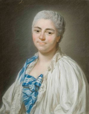 Portrait de Charlotte Boutin, Vicomtesse de Montboissier by Alexander Roslin Oil Painting