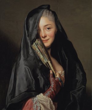 The Lady with the Veil by Alexander Roslin Oil Painting