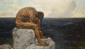 Odysseus by Alexander Rothaug Oil Painting
