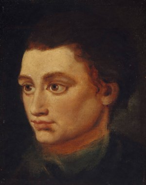 Robert Fergusson, 1750 - 1774. Poet by Alexander Runciman Oil Painting